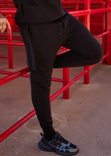 Ανδρική φόρμα Vinyl Art Clothing-02332-01-Black Line Motion Sweatpants