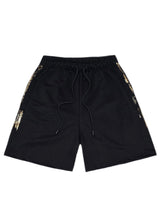 Ανδρική βερμούδα Vinyl Art Clothing - 02723-01 - golden aura regular fit shorts μαύρο