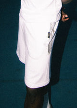 Ανδρική βερμούδα Vinyl Art Clothing - 02723-02 - golden aura regular fit shorts λευκό