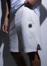 Ανδρική βερμούδα Vinyl Art Clothing - 03915-02 - regular fit cotton monocuts shorts λευκό