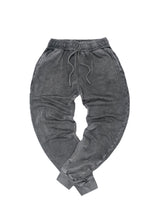 Ανδρική φόρμα φούτερ χωρίς χνούδι Vinyl Art Clothing - 04721-01 - premium washed jogger μαύρο