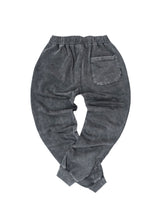 Ανδρική φόρμα φούτερ χωρίς χνούδι Vinyl Art Clothing - 04721-01 - premium washed jogger μαύρο