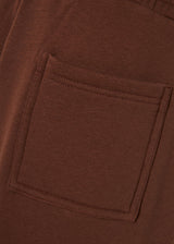 Ανδρική φόρμα Vinyl Art Clothing-04815-33-cotton relaxed fit-emblem sweatpants καφέ