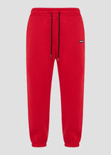 Ανδρική φόρμα Vinyl Art Clothing-04815-55-red cotton relaxed fit-emblem sweatpants