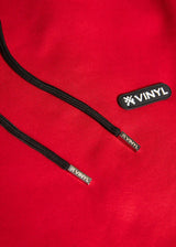 Ανδρική φόρμα Vinyl Art Clothing-04815-55-red cotton relaxed fit-emblem sweatpants