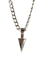 GUF CLOTHING Αλυσίδα από ανοξείδωτο ατσάλι Arrow ασημένιο 050626T-01
