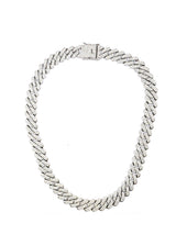 GUF CLOTHING Αλυσίδα από ανοξείδωτο ατσάλι Zircon ασημί 050626T-03-silver