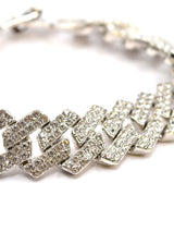 GUF CLOTHING Βραχιόλι από ανοξείδωτο ατσάλι ασημί Zircon 050626T-04-silver