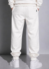 VINYL ART CLOTHING - Ανδρική φόρμα Modern basic sweatpants - Λευκό 05820-02