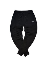 Ανδρική φόρμα μαύρη χωρίς χνούδι Vinyl Art Clothing-06350-01-Cotton regular fit-core sweatpants