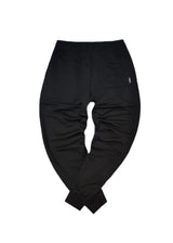 Ανδρική φόρμα μαύρη χωρίς χνούδι Vinyl Art Clothing-06350-01-Cotton regular fit-core sweatpants