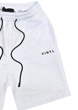 Αντρική βερμούδα - Vinyl Art Clothing - 09420-02 - needlecraft logo regular fit shorts λευκό