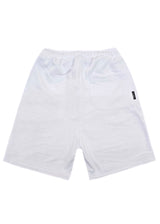 Αντρική βερμούδα - Vinyl Art Clothing - 09420-02 - needlecraft logo regular fit shorts λευκό