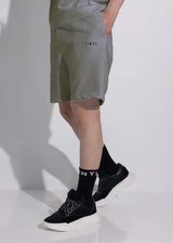 Αντρική βερμούδα  - Vinyl Art Clothing - 09420-04 - needlecraft logo regular fit shorts χακί