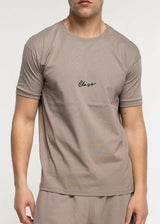 Ανδρική κοντομάνικη μπλούζα Close Society-100-15-pouro simple logo