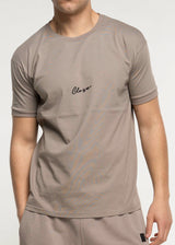 Ανδρική κοντομάνικη μπλούζα Close Society-100-15-pouro simple logo