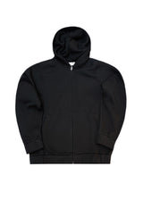 Ανδρική ζακέτα χωρίς χνούδι Vittorio - 1000-2526-001 - simple sweatshirt jacket regular fit μαύρο