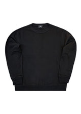 Ανδρική φούτερ χωρίς χνούδι Vittorio - 1000-2526-003 - simple sweatshirt regular fit μαύρο