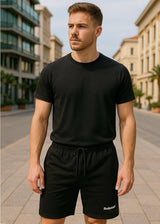 Βερμούδα Body Staff - BS-100 - simple shorts μαύρο