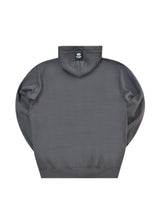 Ανδρική ζακέτα φούτερ με κουκούλα New wave clothing -1400- basic logo zip-up hoodie -ανθρακί