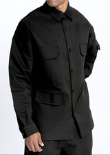 Ανδρικό πουκάμισο Devoted-14101B-Shirt with Pockets Black