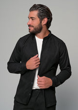 Ανδρικό σετ Ben Tailor-1426-Alcantara-black-Πουκάμισο-Παντελόνι