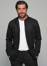 Ανδρικό σετ Ben Tailor-1426-Alcantara-black-Πουκάμισο-Παντελόνι