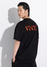 Ανδρική κοντομάνικη μπλούζα Vinyl Art Clothing - 14374-01 - cotton oversized fit - authentically you t-shirt μαύρο