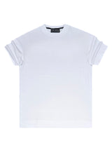 Ανδρική κοντομάνικη μπλούζα Vinyl Art Clothing - 14374-02 - cotton oversized fit - authentically you t-shirt λευκό