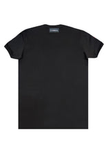 Αντρική κοντομάνικη μπλούζα Vinyl Art Clothing -15480-01 - leaf tape regular fit tee μαύρο