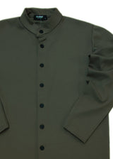 Ανδρικό μακρυμάνικο πουκάμισο μάο πικέ-Close Society-SH27-01-khaki mao shirt