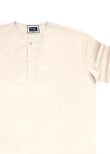 HENRY CLOTHING Ανδρικό κοντομάνικο πουκάμισο ανοιχτό μπέζ 3-451-light beige