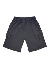 HENRY CLOTHING Ανδρική βερμούδα γκρι σκούρο Cargo Relaxed Fit 7-011-dark grey