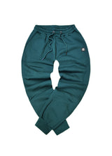 Ανδρική φόρμα με λάστιχο New Wave Clothing - 192-32 - basic pants regular fit σκούρο πράσινο