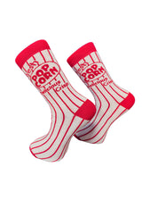 V-tex socks pop corn all red - white