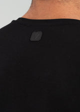 Ανδρική κοντομάνικη μπλούζα Vittorio - 200-24-110 - basic tee regular fit μαύρο