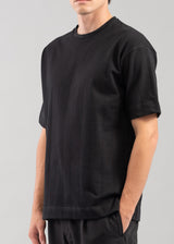 Ανδρική κοντομάνικη μπλούζα Vittorio-200-2425-012-black oversized