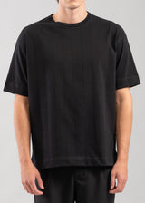 Ανδρική κοντομάνικη μπλούζα Vittorio-200-2425-012-black oversized