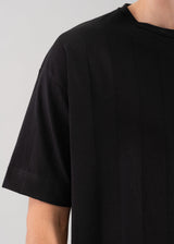 Ανδρική κοντομάνικη μπλούζα Vittorio-200-2425-012-black oversized