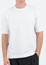Ανδρική κοντομάνικη μπλούζα Vittorio - 200-2526-011 - simple lined tee loose fit off white