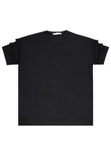 Ανδρική κοντομάνικη μπλούζα Vittorio - 200-2526-JORDAN - BLACK