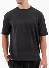 Ανδρική κοντομάνικη μπλούζα Vittorio - 200-2526-JORDAN - BLACK