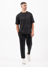 Ανδρική κοντομάνικη μπλούζα Vittorio - 200-2526-JORDAN - BLACK