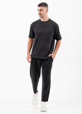 Ανδρική κοντομάνικη μπλούζα Vittorio - 200-2526-JORDAN - BLACK