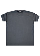VITTORIO - Ανδρικό T-shirt oversized - Γκρι 200-2526-JORDAN