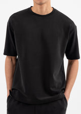 VITTORIO - Ανδρικό T-shirt oversized - Μαύρο 200-2526-JORDAN