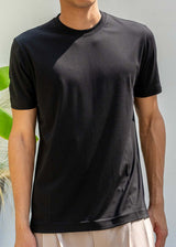 VITTORIO -Ανδρικό t-shirt oversized - Μαύρο 200-26-007