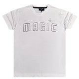 Magic bee - MB2402 - black logo tee - white