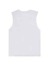 Ανδρική αμάνικη μπλούζα GUF - BZ-BETA253 - sleeveness t-shirt slim fit λευκό