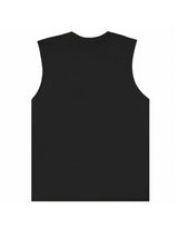 Ανδρική αμάνικη μπλούζα GUF - BZ-BETA253 - sleeveness t-shirt slim fit μαύρο